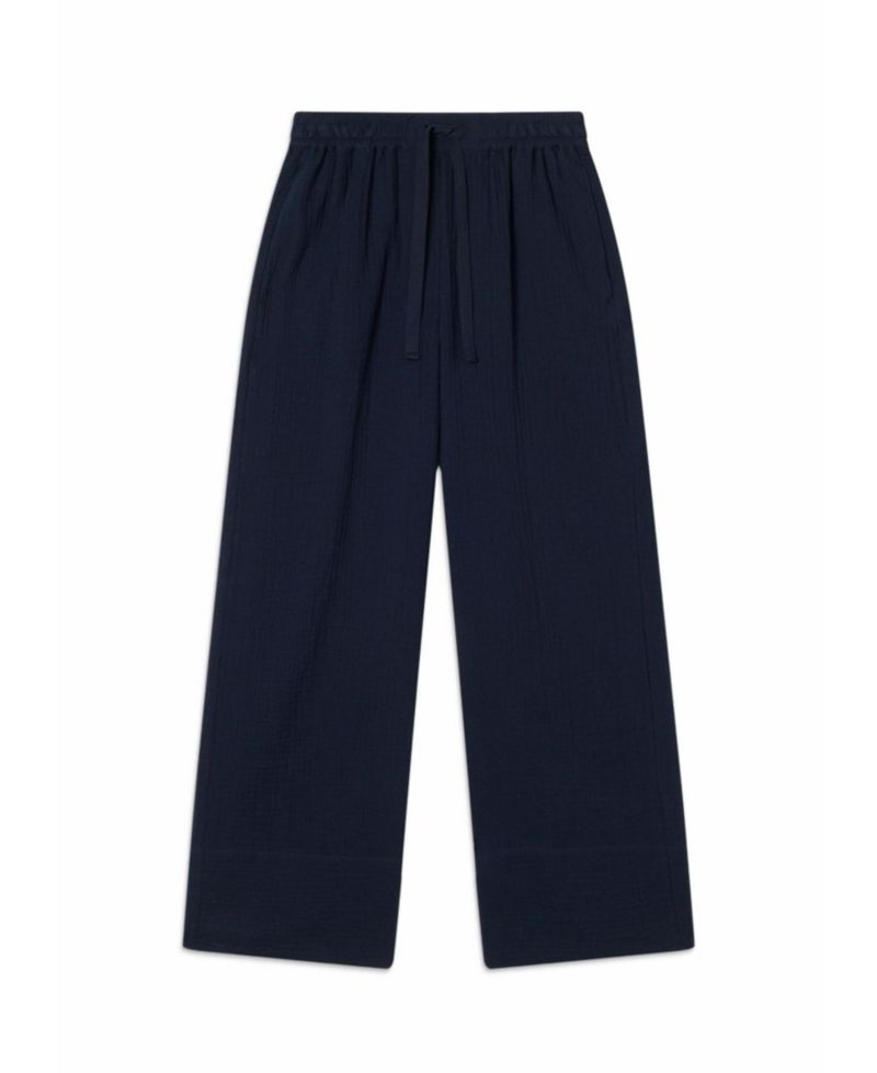 100% Cotton Wide Leg Trousers