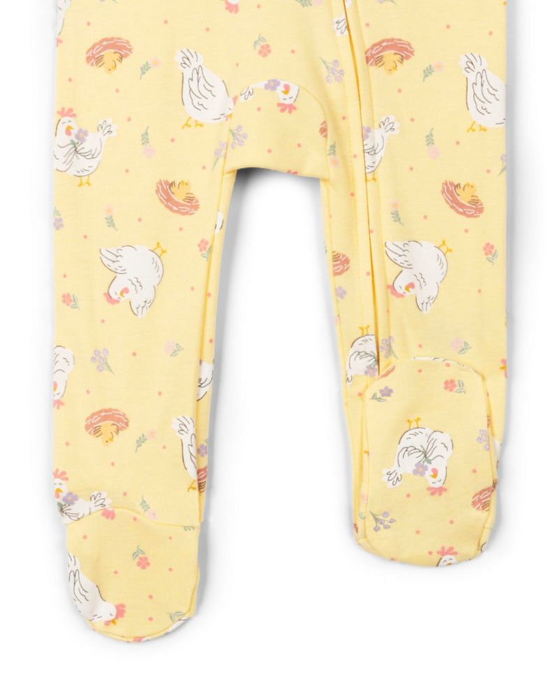 Baby Girls Zip-Up Footed Sleep N Play