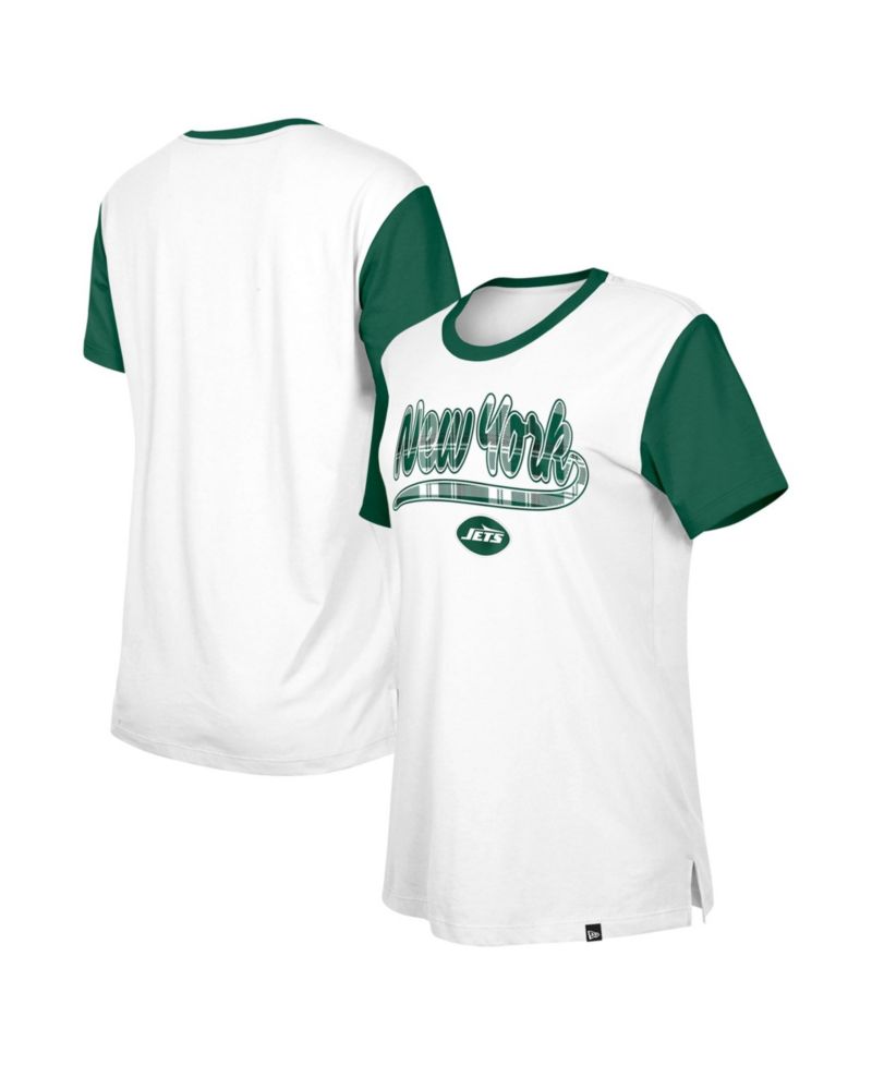 Women's New York Jets 3rd Down Short-Sleeve Crewneck Cotton T-Shirt