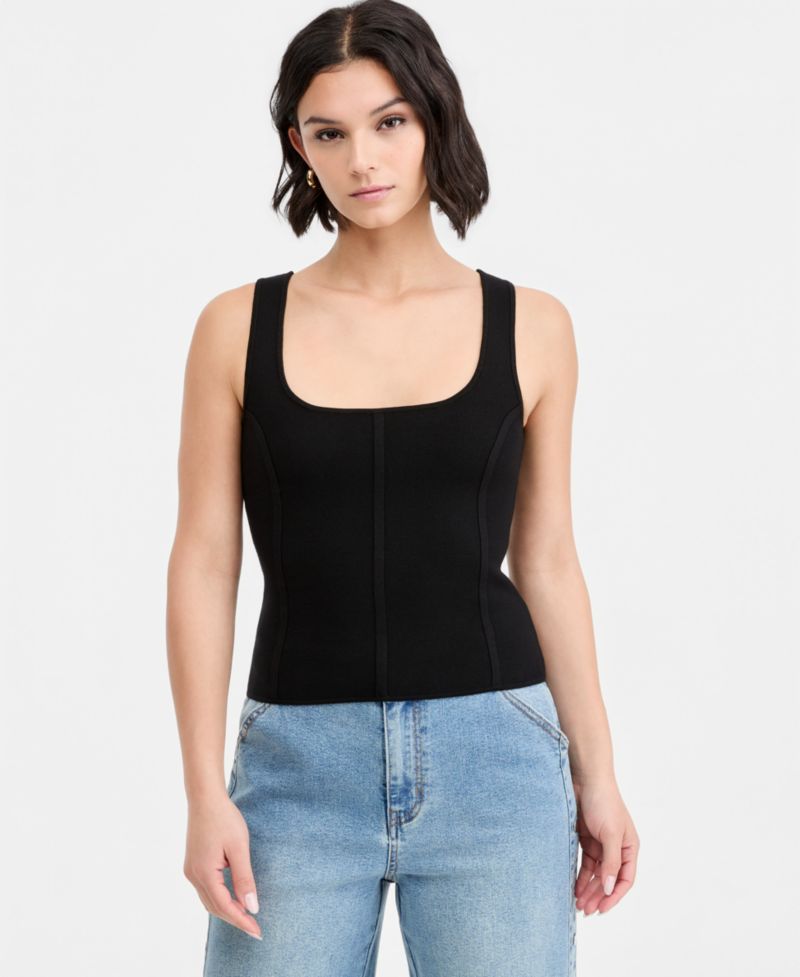 Women's Bodycon Sweater Tank Top