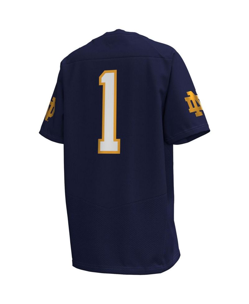 Big Boys and Girls Navy Notre Dame Fighting Irish Replica Football Jersey