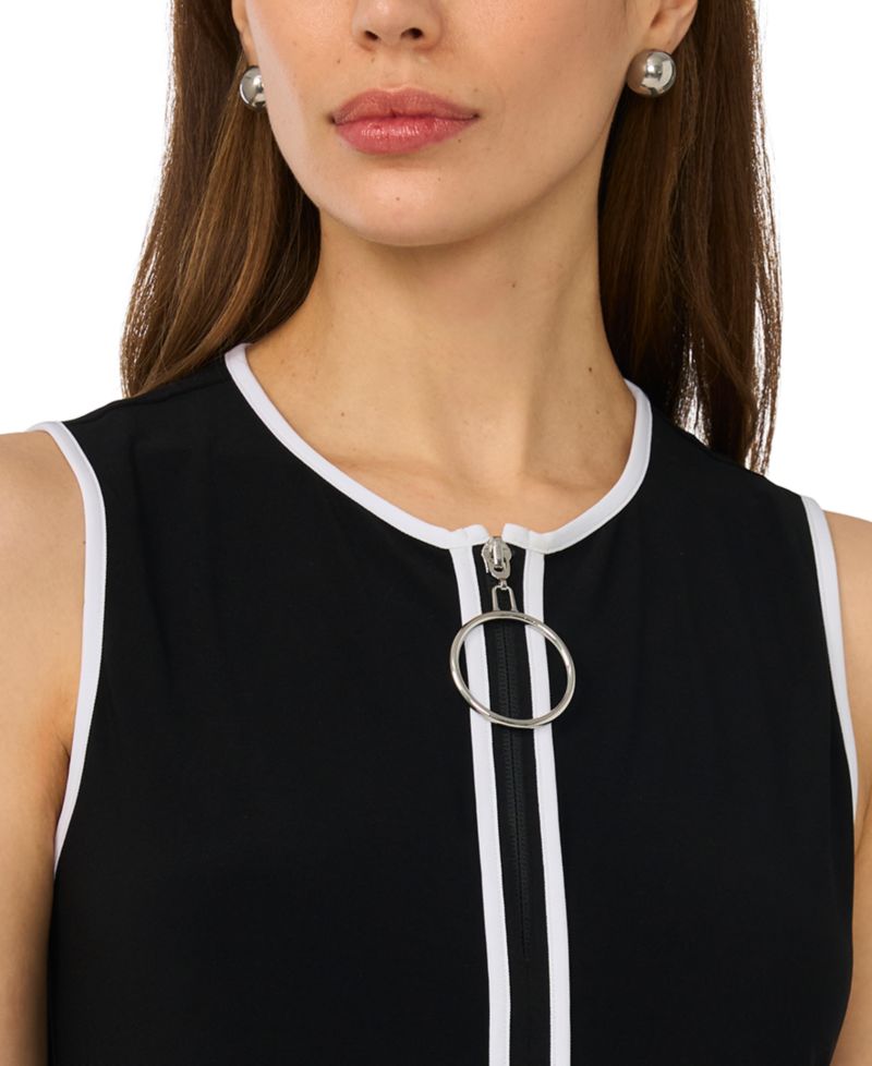 Women's Crewneck Knee-Length Dress