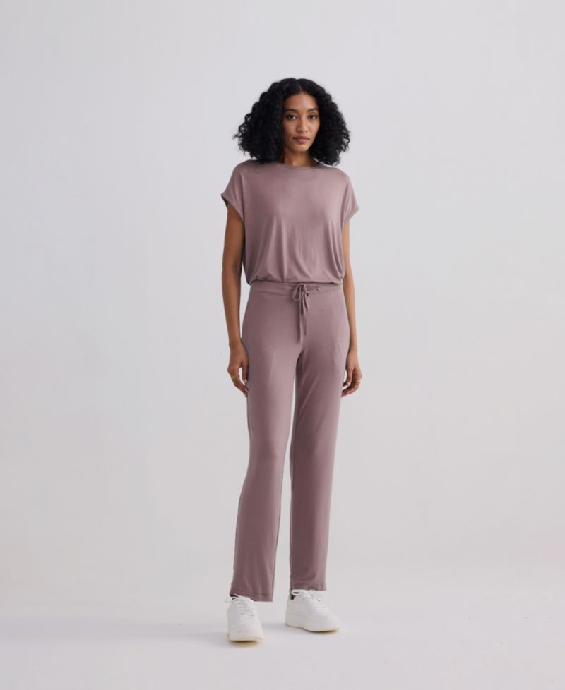 Women's Relaxed Tee in Dusty Rose
