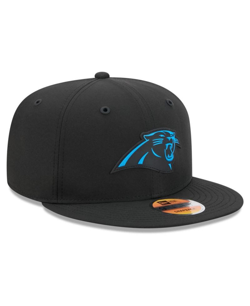 Men's Black Carolina Panthers 2026 Sideline 9FIFTY Snapback Hat