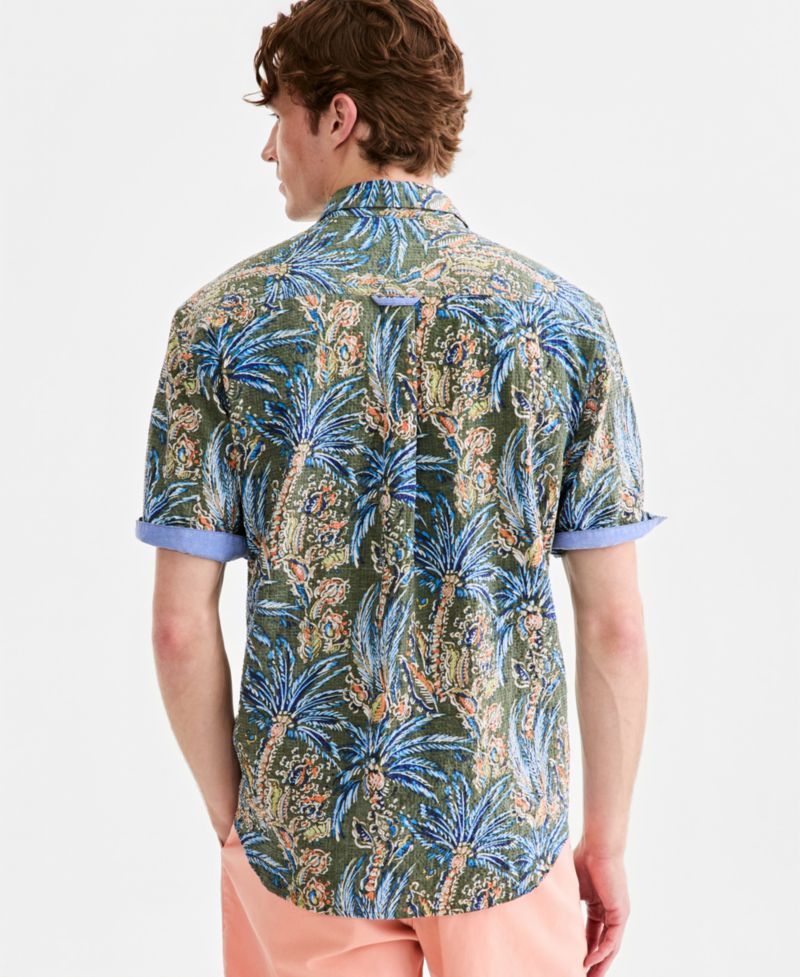 Men's Nova Wave Feira Fronds Short-Sleeve Shirt