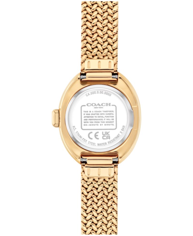 Women's Sammy Gold Tone Stainless Steel Mesh Bracelet Watch, 22.5mm