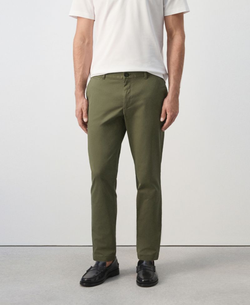 Men's Prato Cropped Tapered Chino Pants