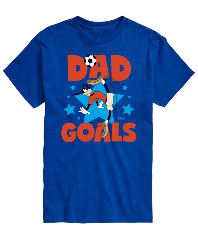 Men's Disney Goofy Dad Goals Short-Sleeve Graphic T-Shirt