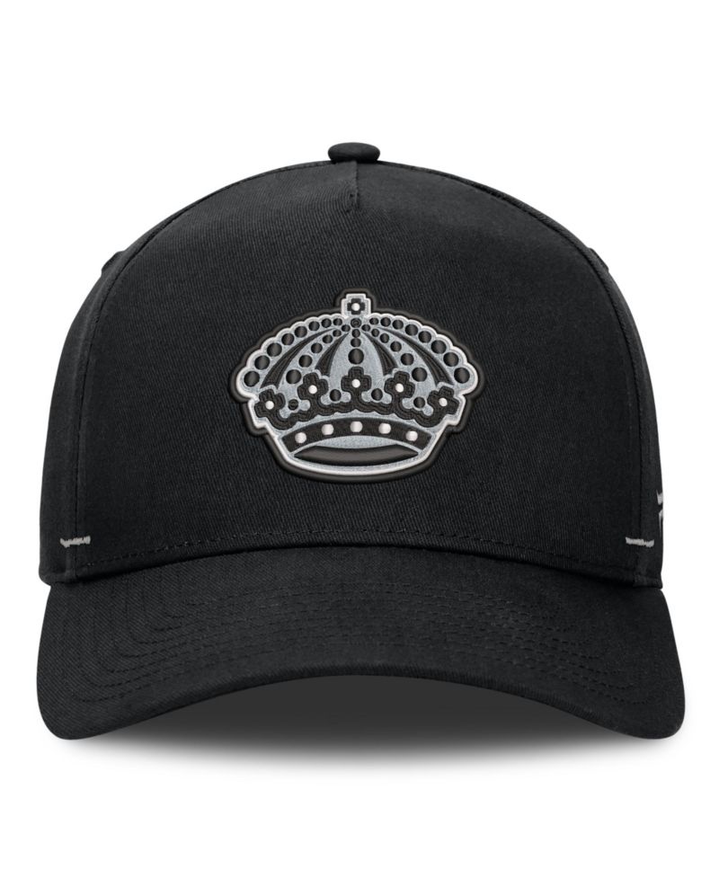 Men's Black Los Angeles Kings Alternate Authentic Pro Rink A-Frame Adjustable Hat