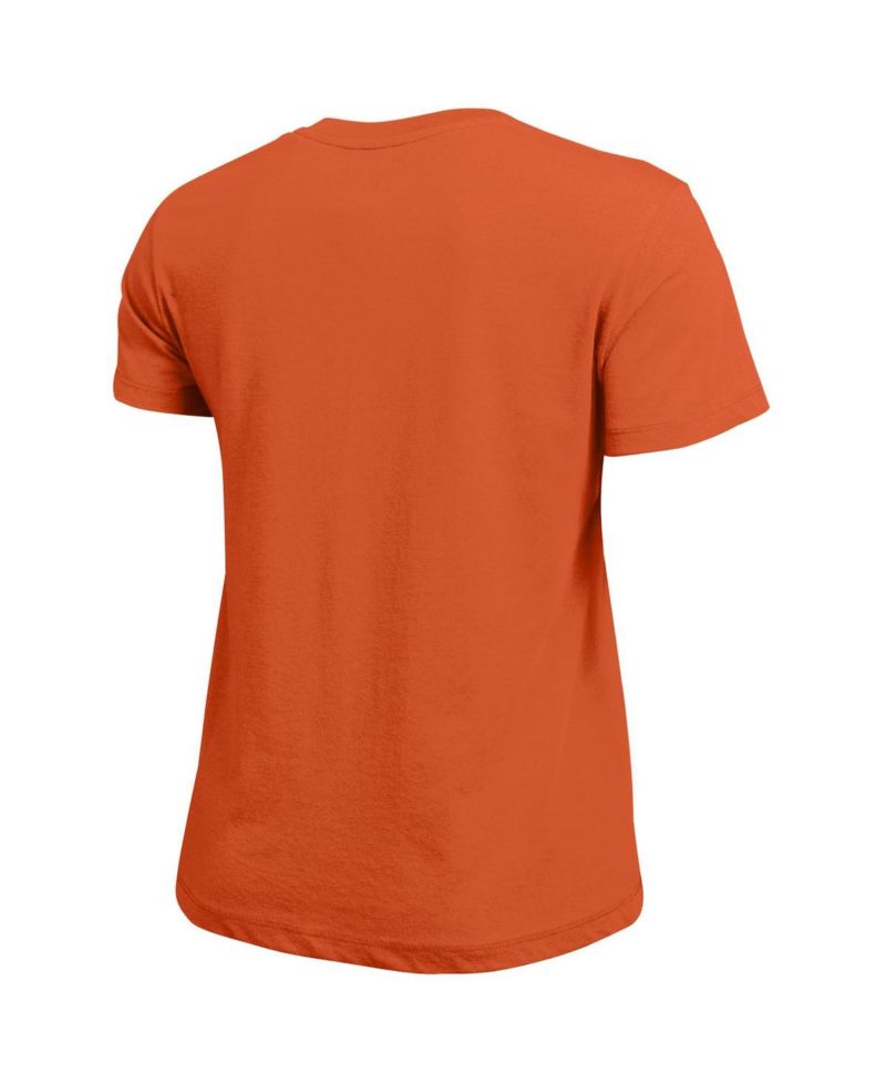 Women's Orange Oklahoma State Cowboys Arched Over Logo T-Shirt