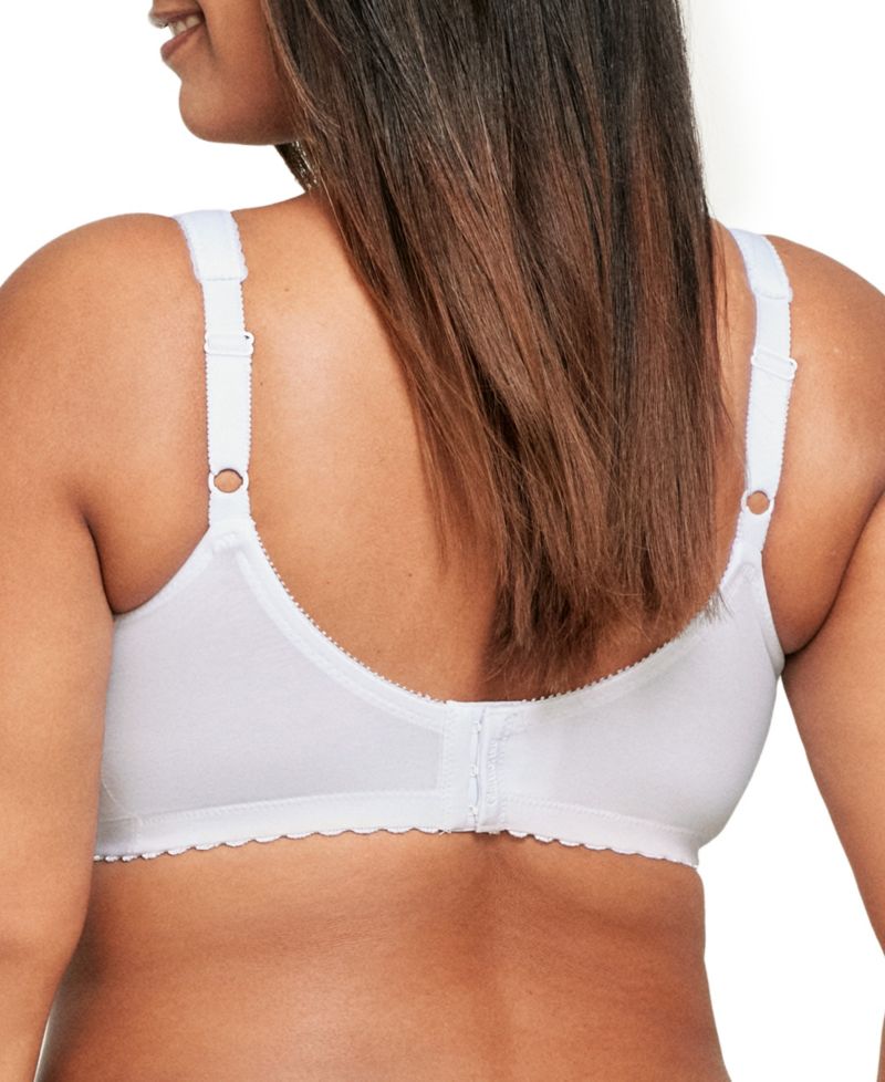 Women's Full Figure Plus Size MagicLift Cotton Wirefree Support Bra 1001