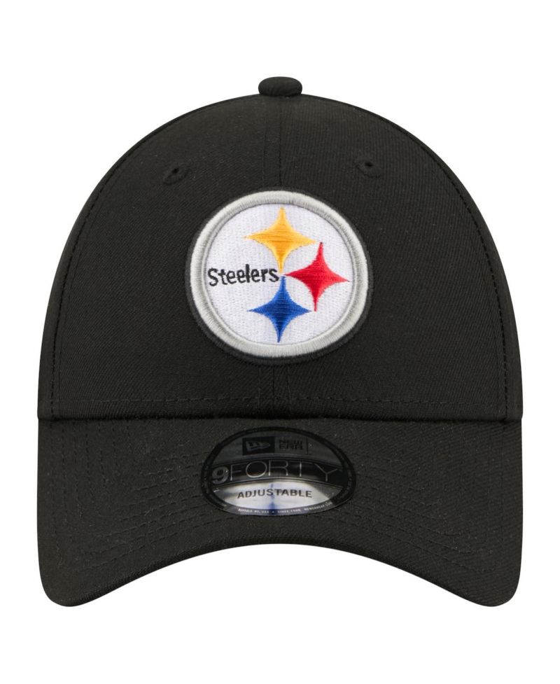 Men's Black Pittsburgh Steelers Core Team 9FORTY Adjustable Hat