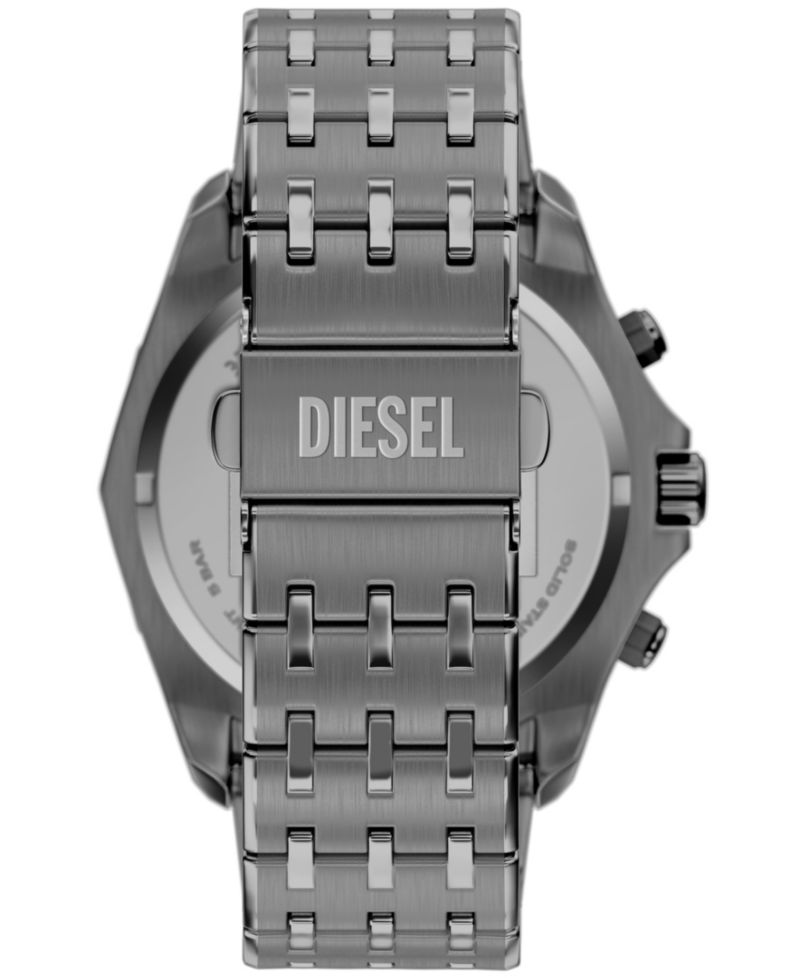 Men's Stinger Quartz Chronograph Gunmetal Stainless Steel Watch 46mm
