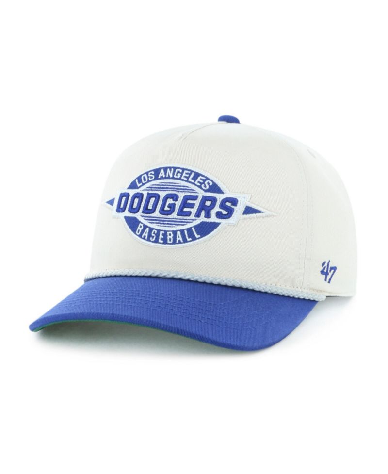 Men's Natural/Royal Los Angeles Dodgers Frame Out Hitch Adjustable Hat