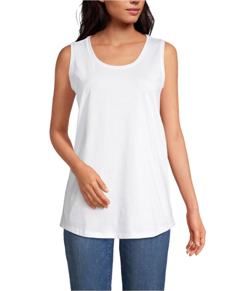 Women's Supima Cotton Tunic Tank Top