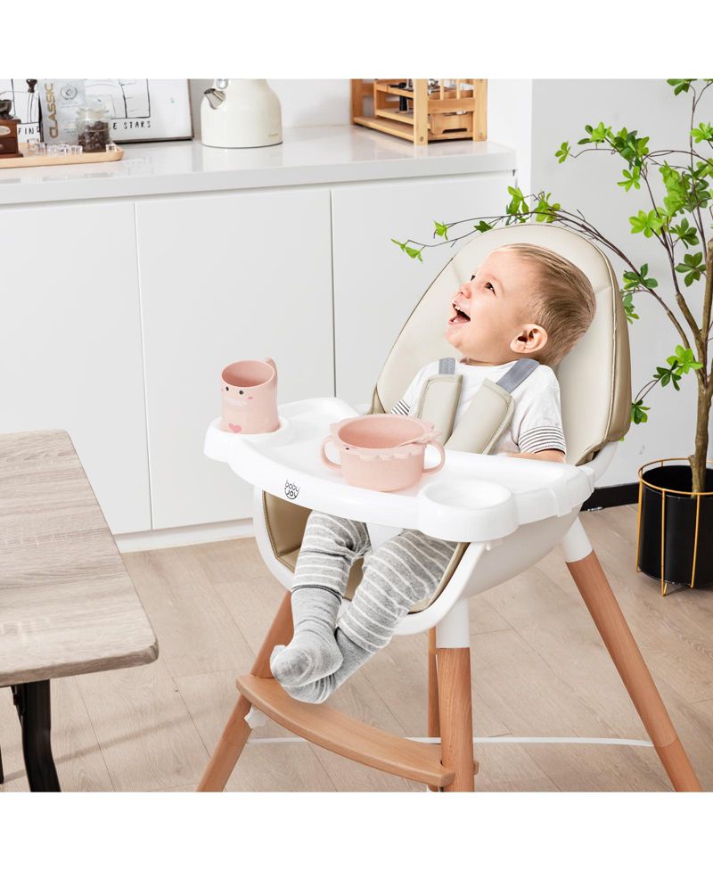 Toddler High Chair with Dishwasher Safe Tray