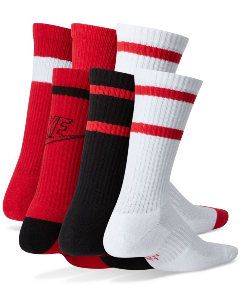 Big Kids Everyday Cushioned Crew Socks, Pack of 6