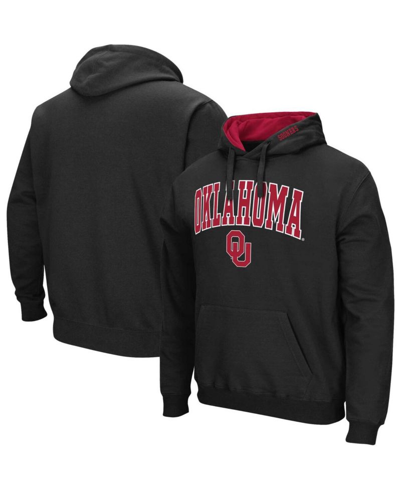Men's Oklahoma Sooners Arch & Team Logo 3.0 Pullover Hoodie