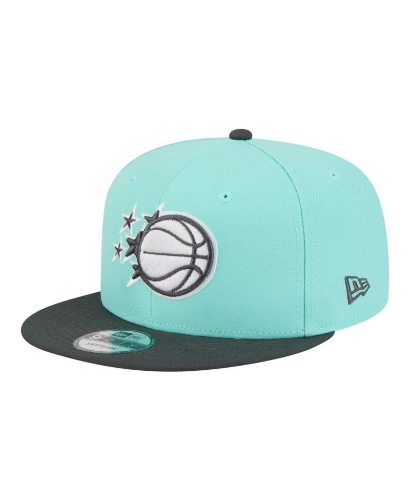 Men's Turquoise/Charcoal Orlando Magic Color Pack Two-Tone 9FIFTY Snapback Hat