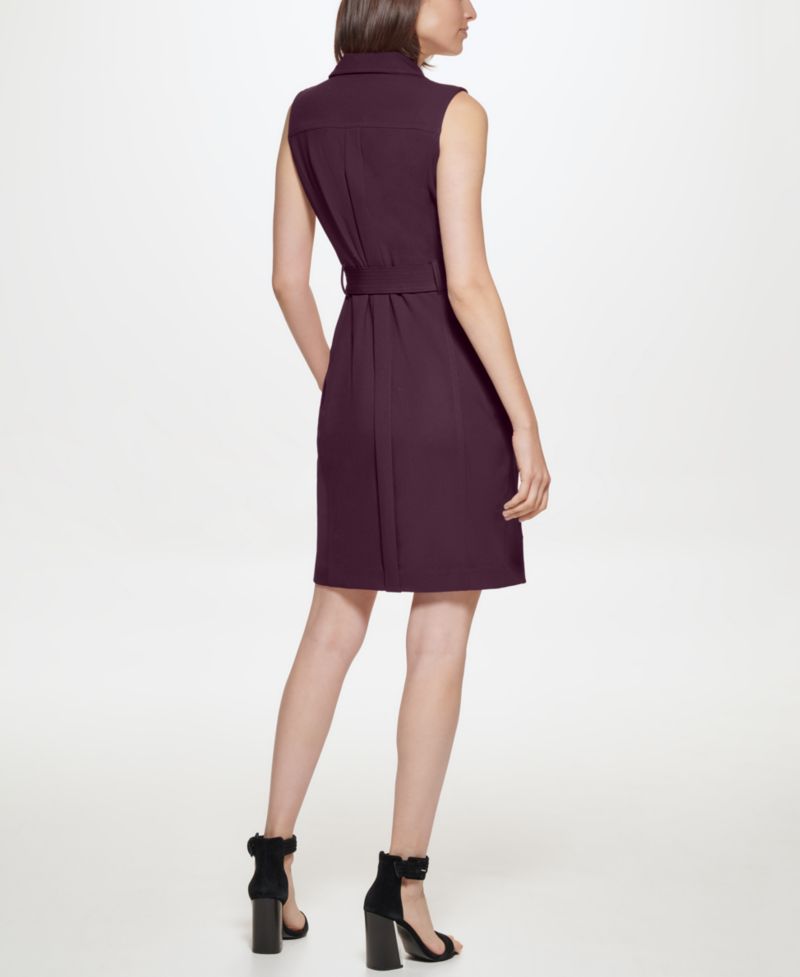 Women's Scuba Crepe Sleeveless Dress