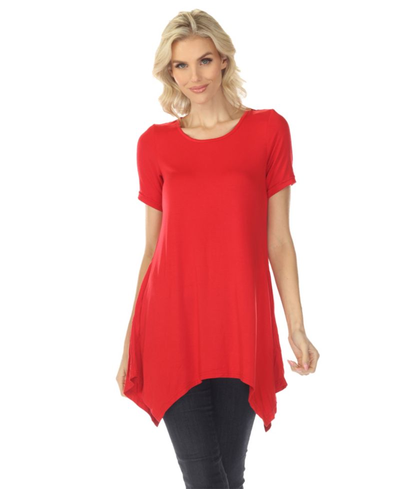 Women’s Short Sleeve Swing Tunic Top