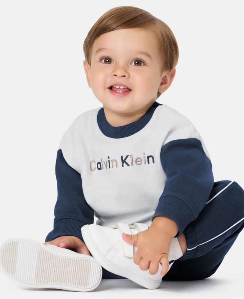 Baby Boys' Long-Sleeve Top and Pants, 2-Piece Set