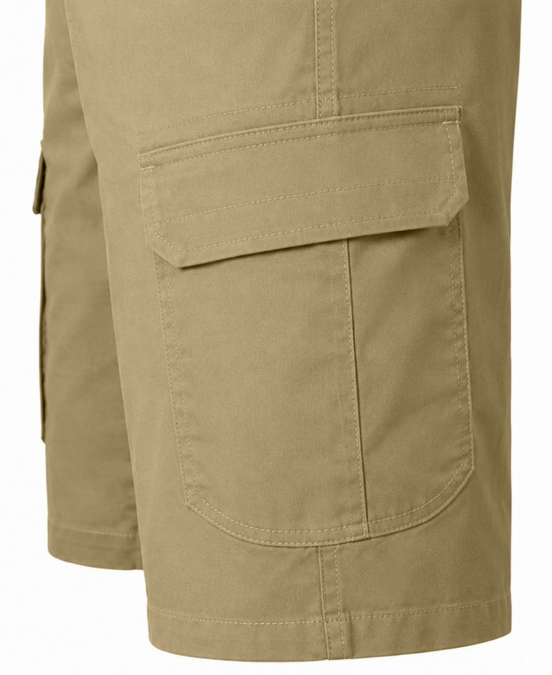 Men's Cotton Flex Stretch 11" Cargo Shorts, 5-Pack