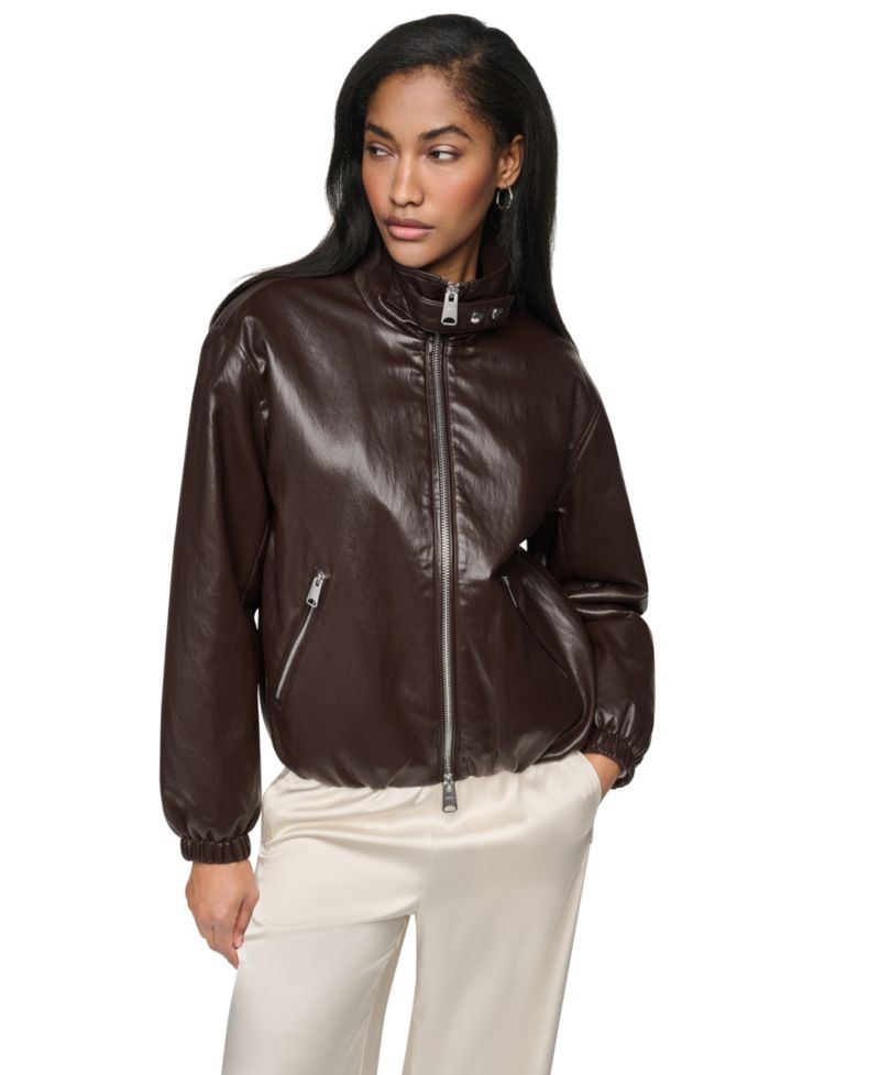 Women's Bubble Hem Moto Jacket