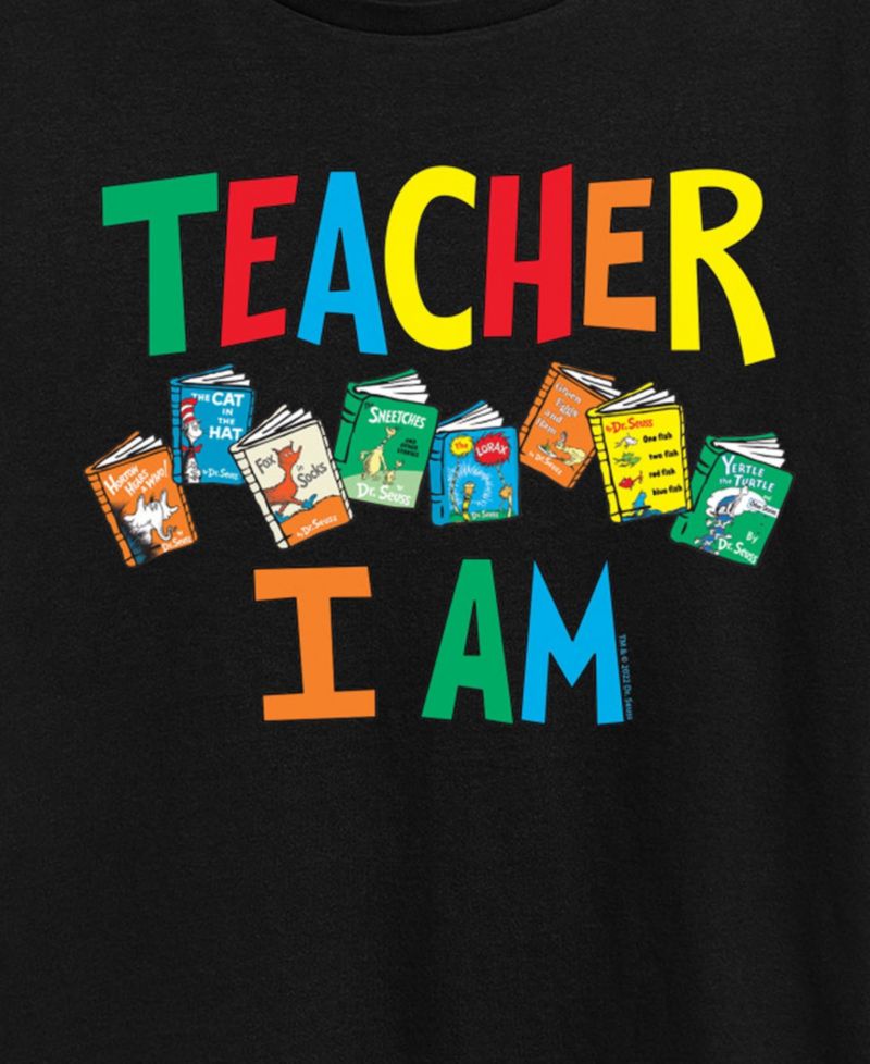 Plus Size Dr. Seuss Teacher I Am Graphic T-Shirt
