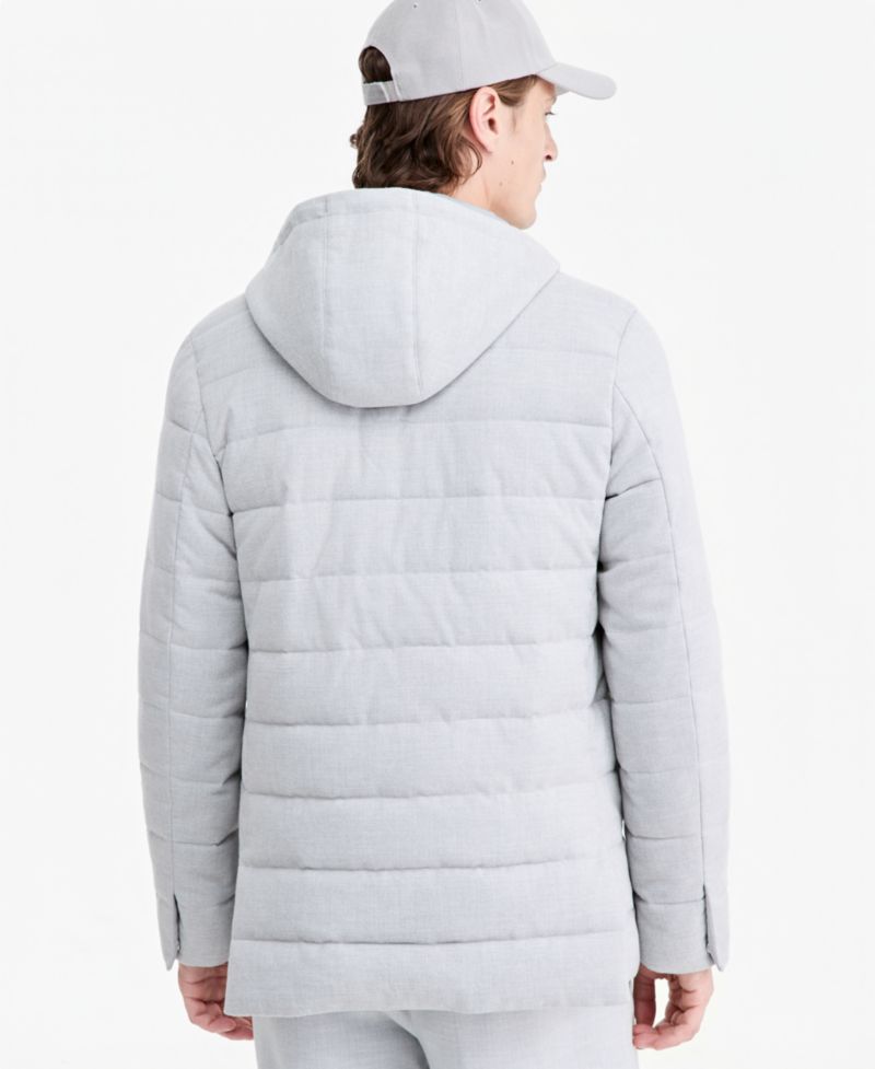Men's Tech Stretch Single-Breasted Quilted Blazer