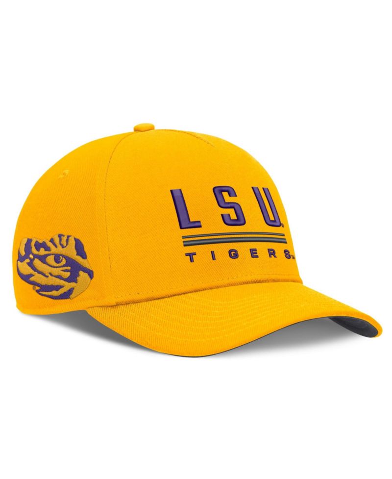 Men's Gold LSU Tigers 2026 Sideline Dri-FIT Rise Adjustable Hat