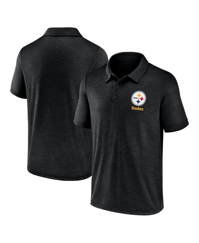 Men's Black Pittsburgh Steelers Making Waves Polo