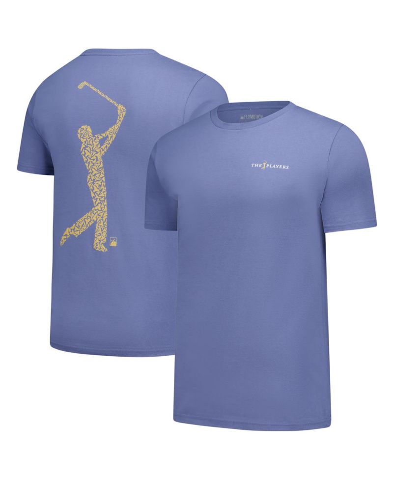 Men's & Women's Blue THE PLAYERS Toothy Goldman T-Shirt