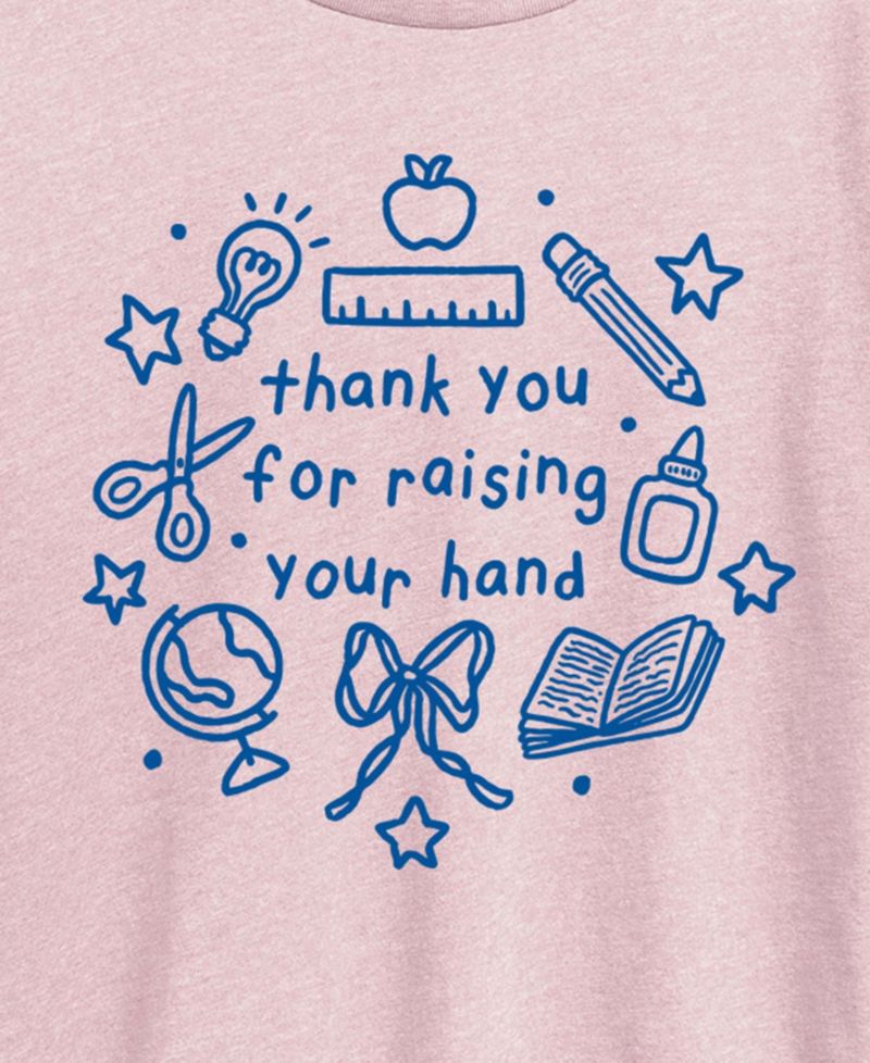 Plus Size Teacher Thank You Graphic T-Shirt