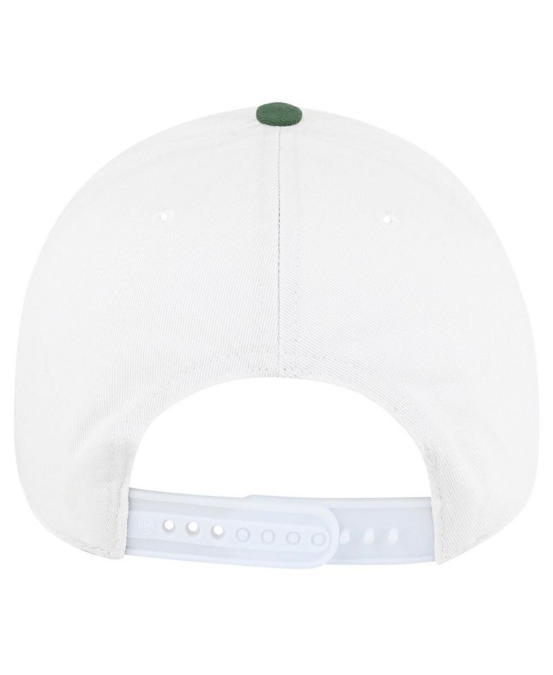 Men's White Michigan State Spartans Gridiron Clean Up Adjustable Hat