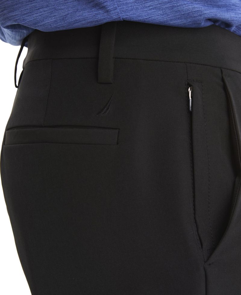 Men's Signature Slim-Fit Flat-Front Performance Pants