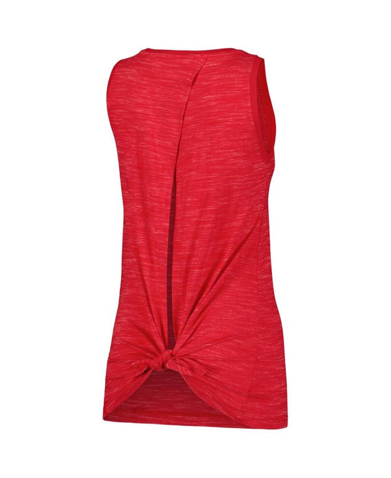 Women's Red St. Louis Cardinals Space-Dye Active Tank Top