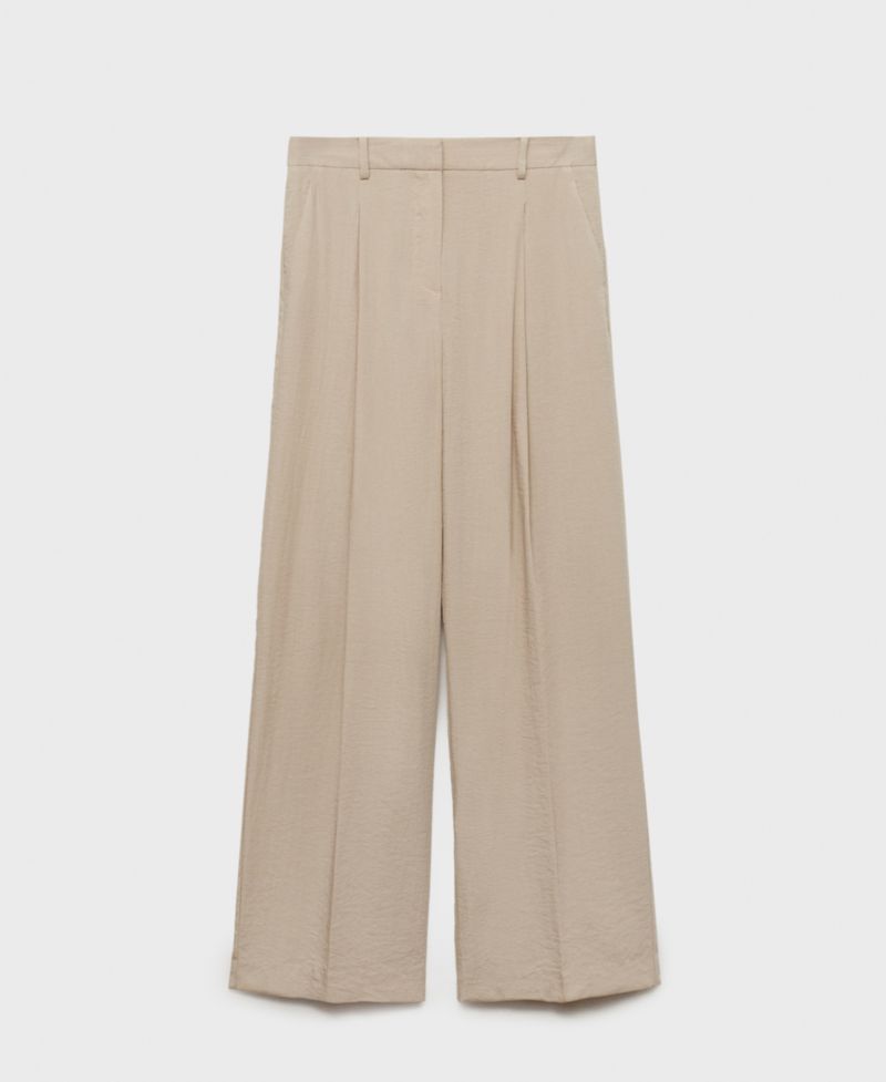 Women's Wide Leg Pleated Pants