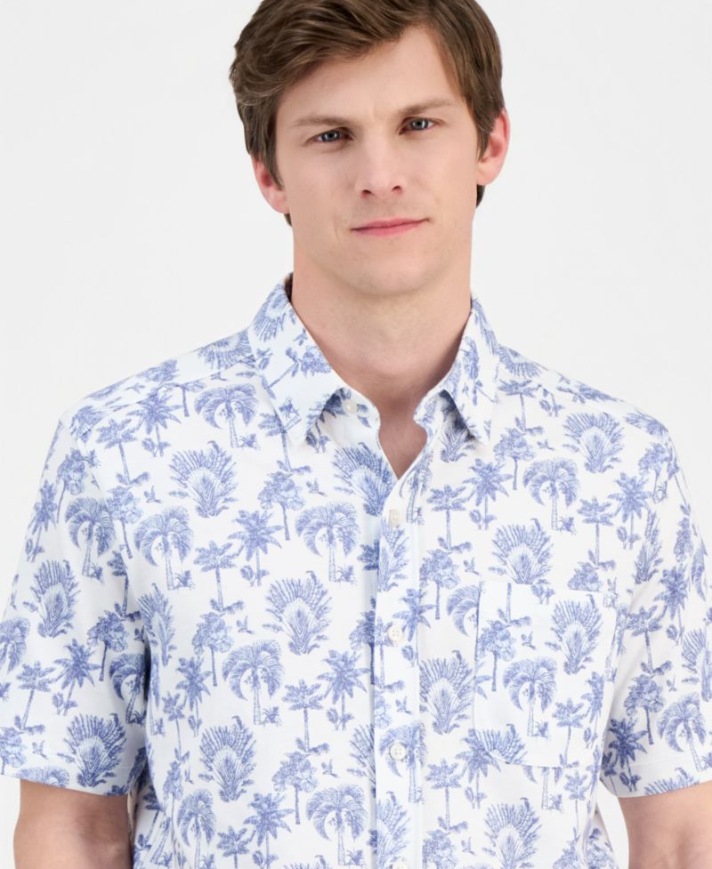 Men's San Lucio Island Tapestry Printed Shirt
