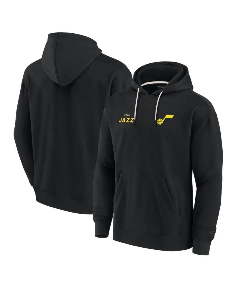 Men’s and Women Utah Jazz Elements Super Soft Fleece Pullover Hoodie
