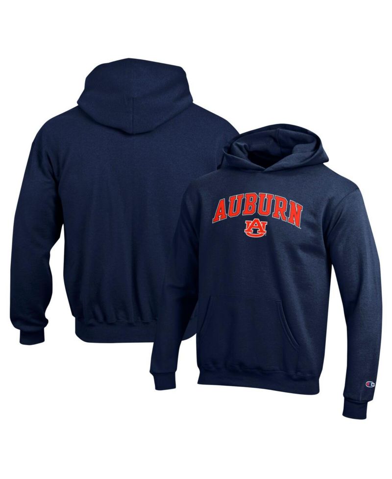 Big Boys and Girls Navy Auburn Tigers Campus Pullover Hoodie