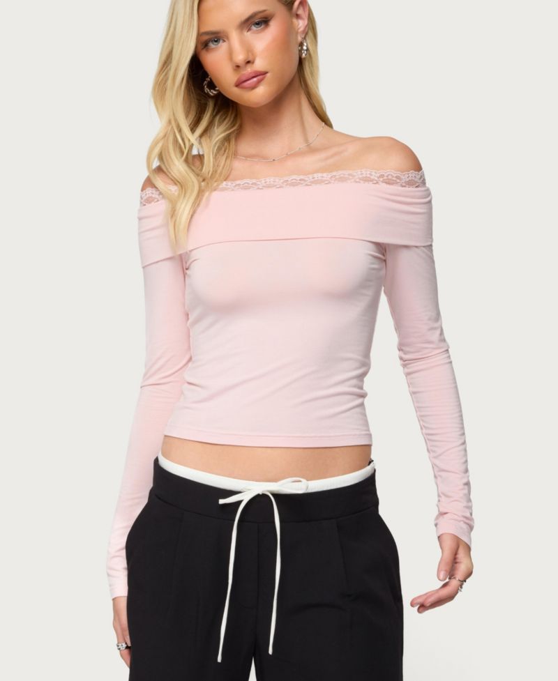 Women's Janus Lacey Fold Over Top