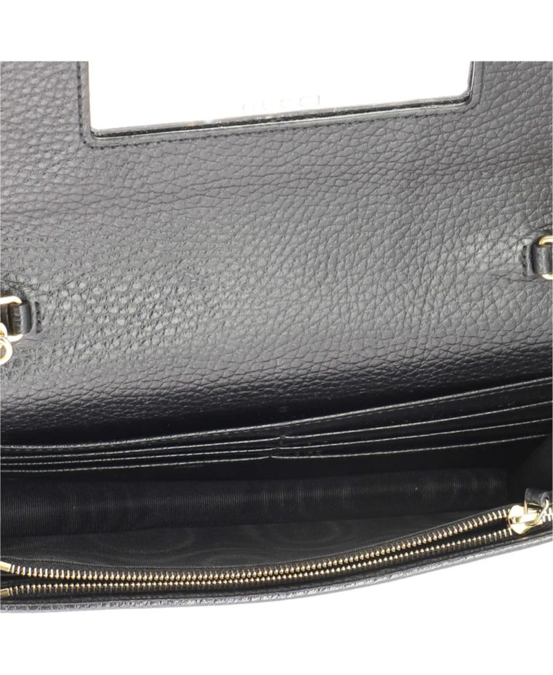 Mini Petite GG Marmont Chain Wallet Leather