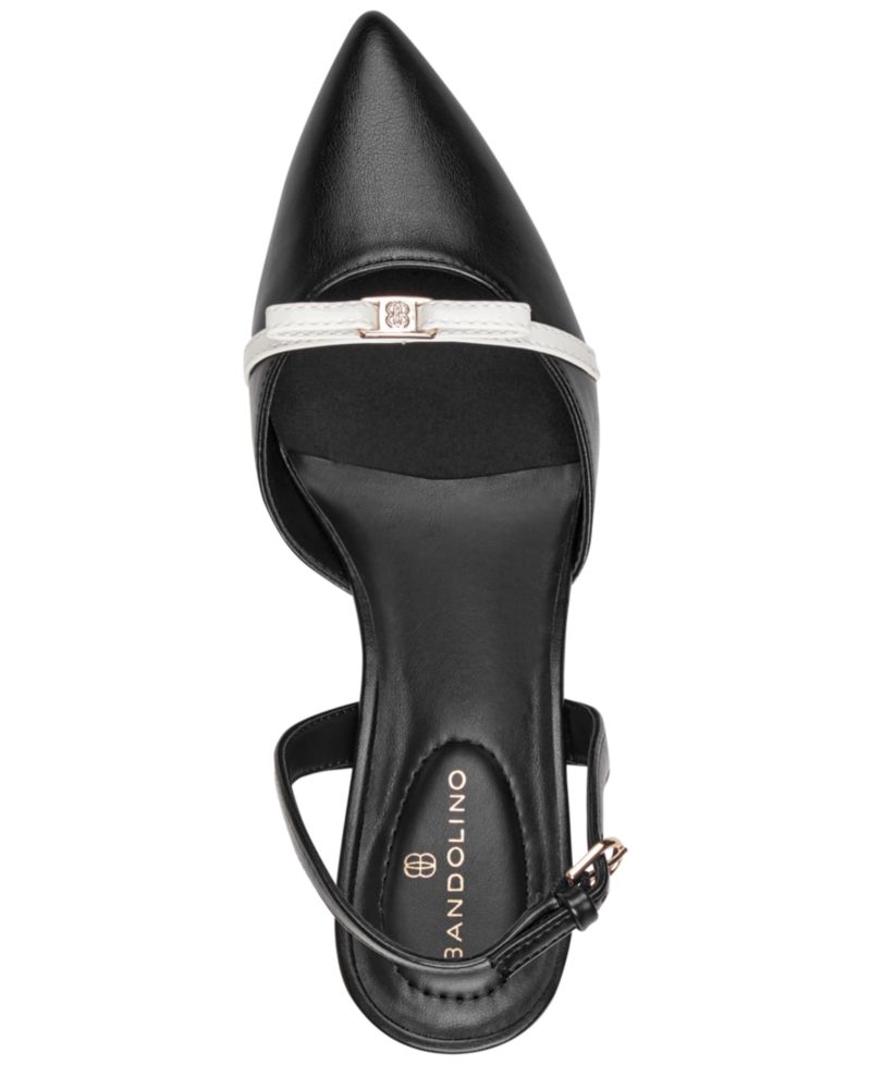 Women's Pracen Bow Slingback Kitten Heel Pumps
