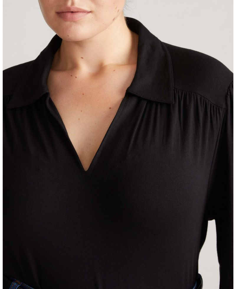 Plus Size Moore Liquid Jersey Blouse