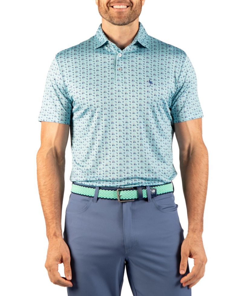 Men's Golf Carts Performance Polo