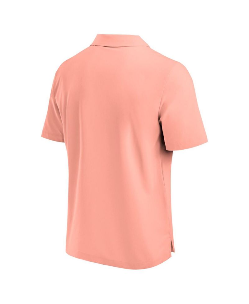 Men's Coral Miami Marlins Front Office Button-Up Shirt