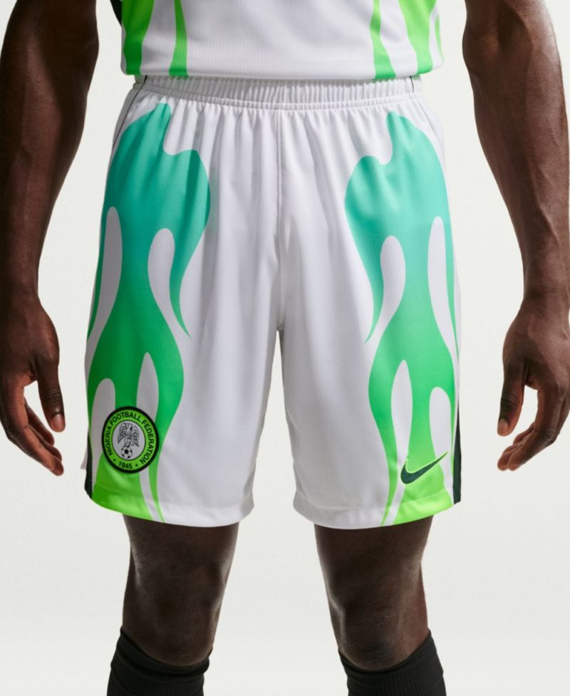 Men's White Nigeria National Team 2026 Away Stadium Replica Shorts