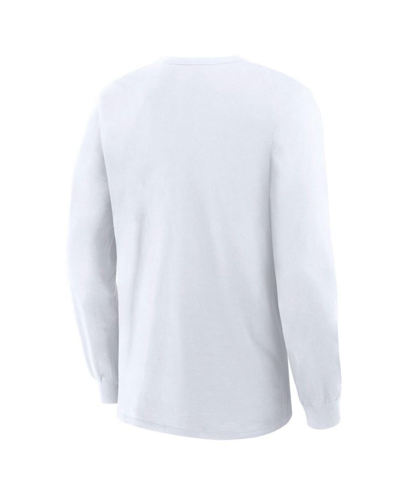 Men's White Utah Mammoth Alternate Logo Legacy Long Sleeve T-Shirt