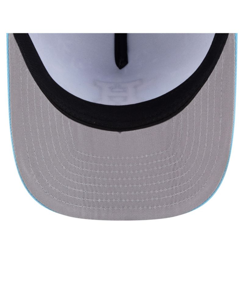 Men's Light Blue Houston Astros Deep Water Pre-Curved 9FIFTY A-Frame Snapback Hat